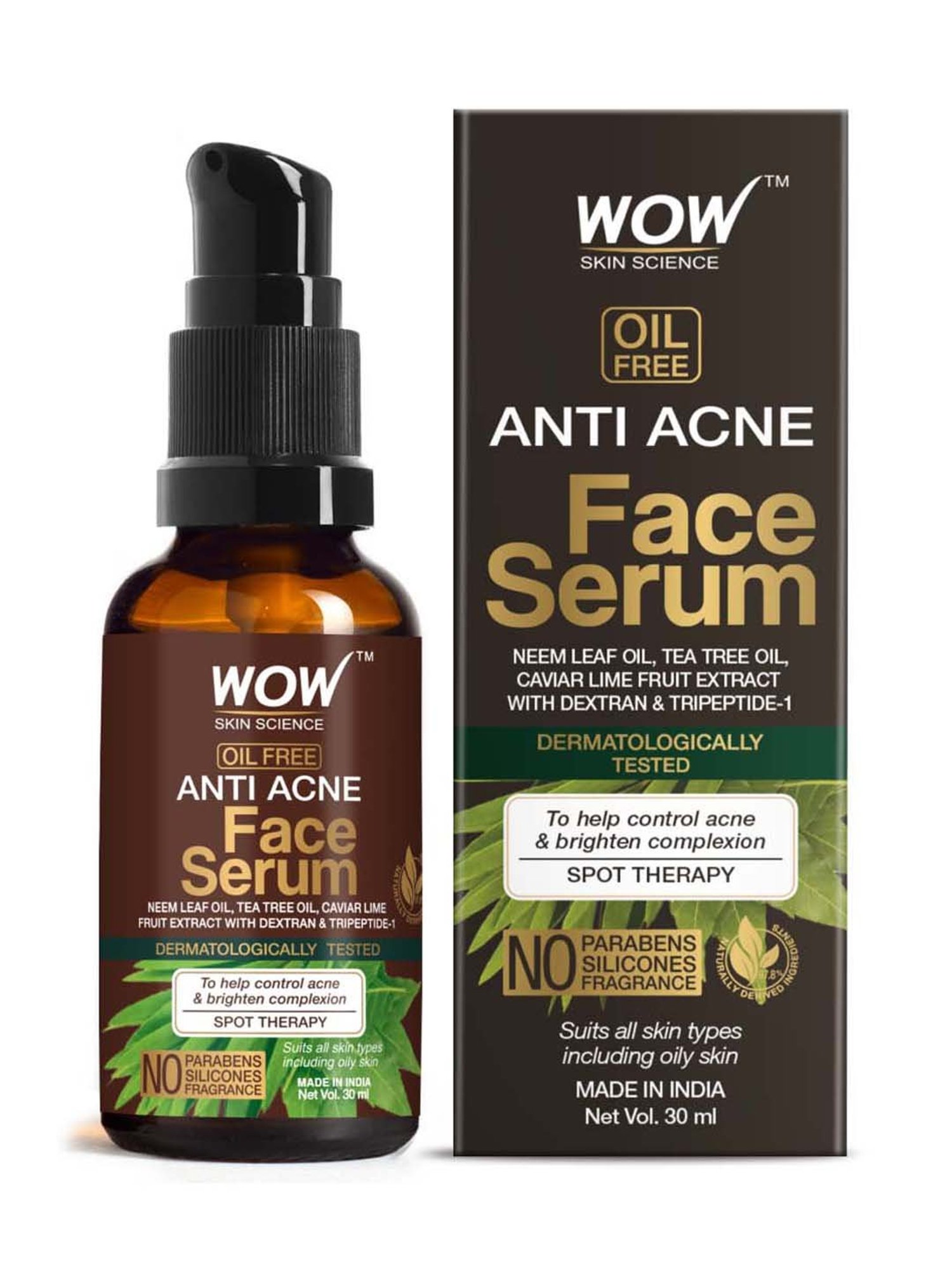 WOW Skin Science Anti Acne Face Serum - 30 ml