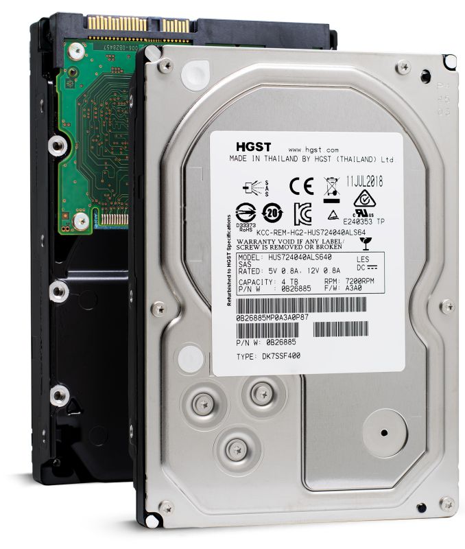 HGST 0B26885 Ultrastar 7K4000 HUS724040ALS640 4 TB Hard Drive - 3.5" Internal - SAS (6Gb/s SAS)