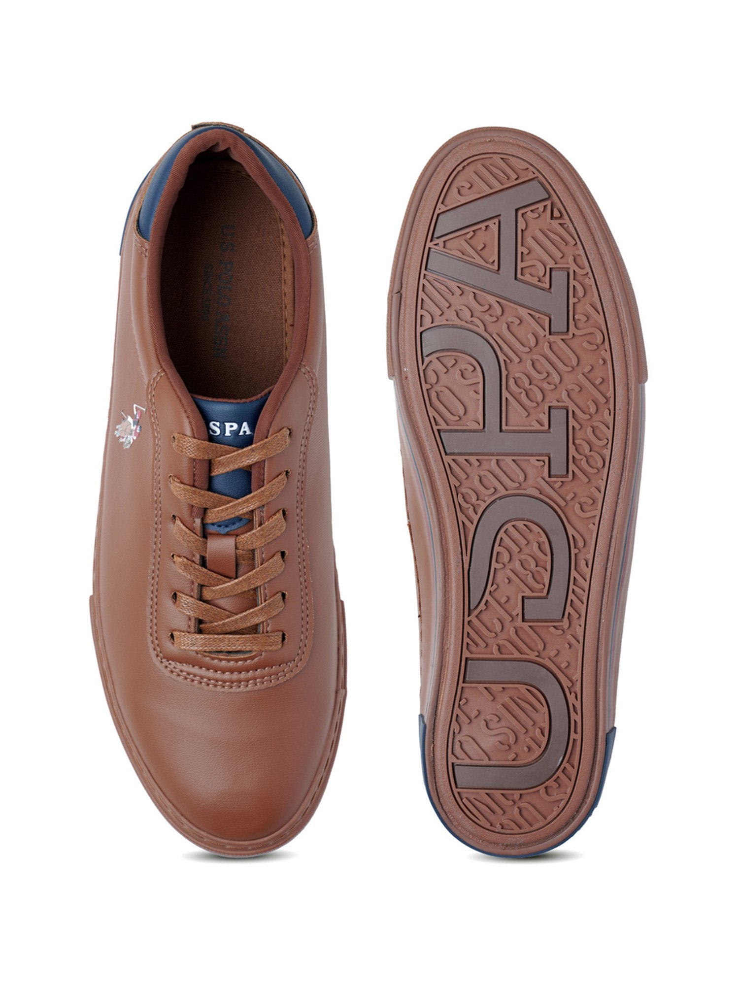 U.S. Polo Assn. Men's Tan Casual Sneakers