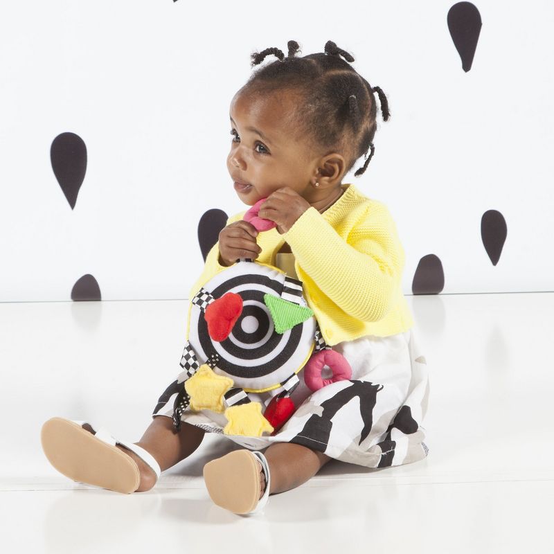 Manhattan Toy Whoozit Baby Stroller and Travel Activity Toy, 6 Inch