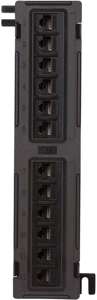 Buyer's Point 12 Port UTP 10 inch Cat6 Network Wall Mount Surface Patch Panel (100 Pack)