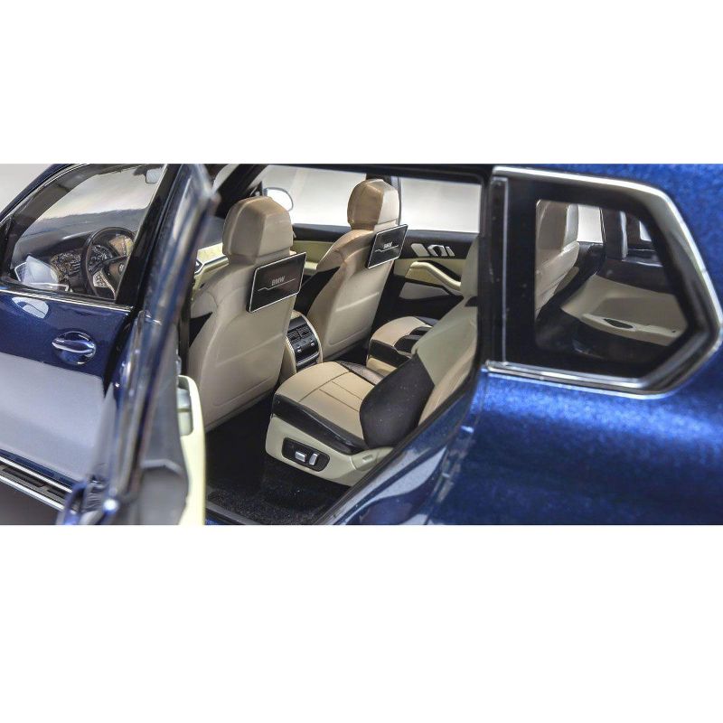 BMW X7 with Sunroof Phytonic Blue Metallic 1/18 Diecast Model Car by Kyosho