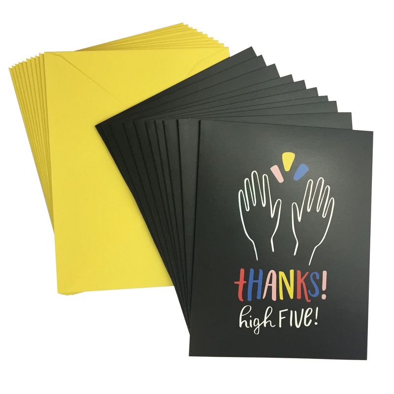 4.25"x5.5" 10ct Thanks High Five - Paper Riot