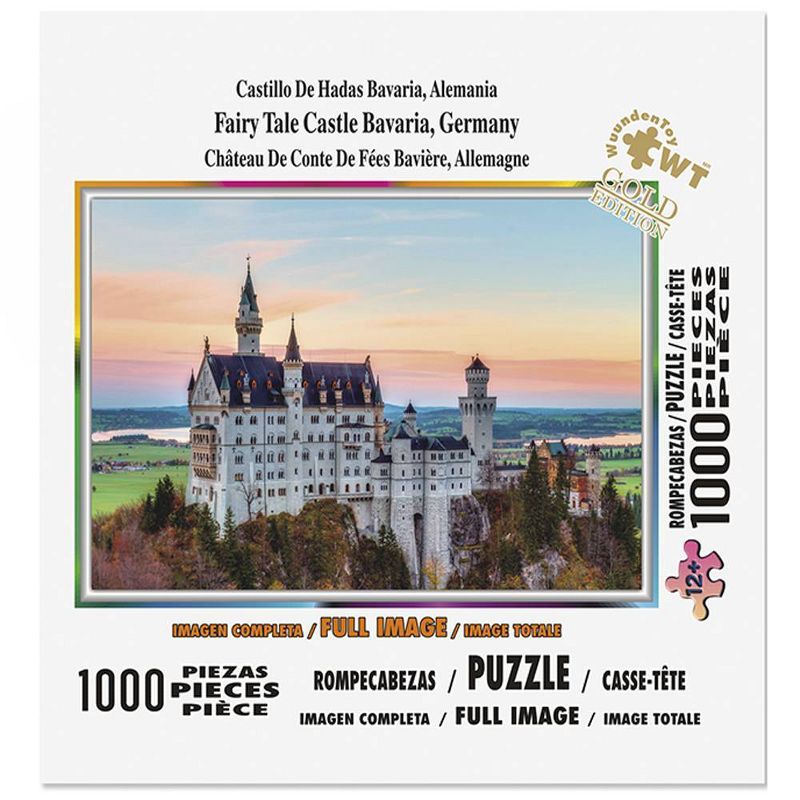 Wuundentoy Gold Edition: Fairy Tale Castle Bavaria Germany Jigsaw Puzzle - 1000pc
