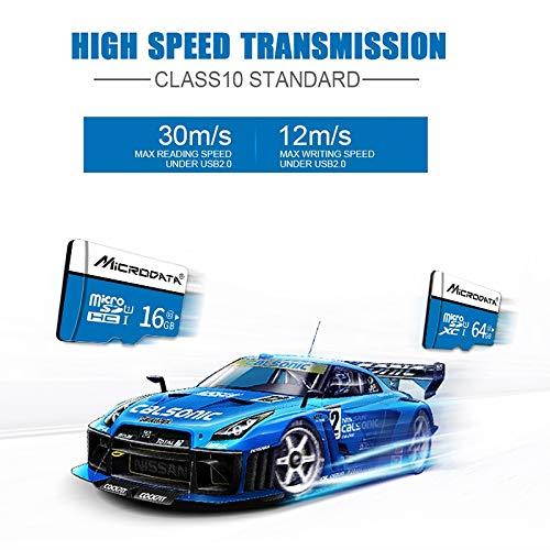Alice Zeng 16GB High Speed U1 Blue and Black TF (Micro SD) Memory Card