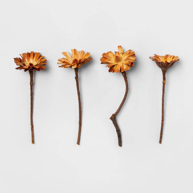 25" 4pc Dried Supercuts Bundle Cream - Smith & Hawken™