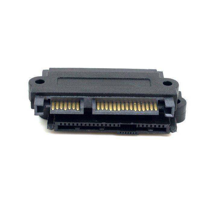 SFF-8482 SAS 22 Pin to 7 Pin + 15 Pin SATA Hard Disk Drive Raid Adapter