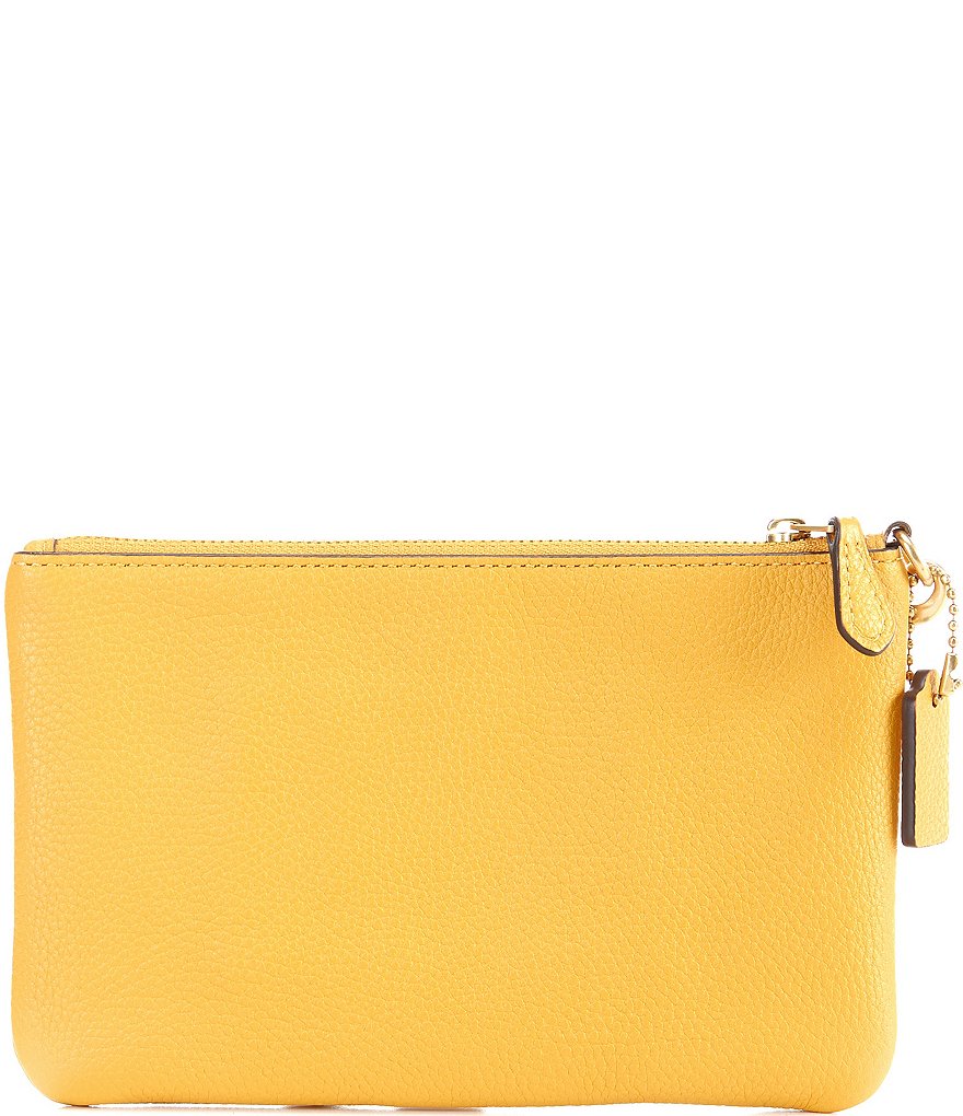 HOBO Link Leather Zip Wristlet