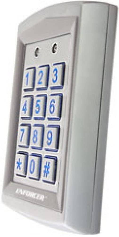 Seco-Larm SK-1323-SDQ Sealed Housing Weatherproof Stand-Alone Digital Access Keypad, Up to 1010 Users, Proximity Reader, Backlit Keys for Nighttime Use, Rugged Aluminum Construction