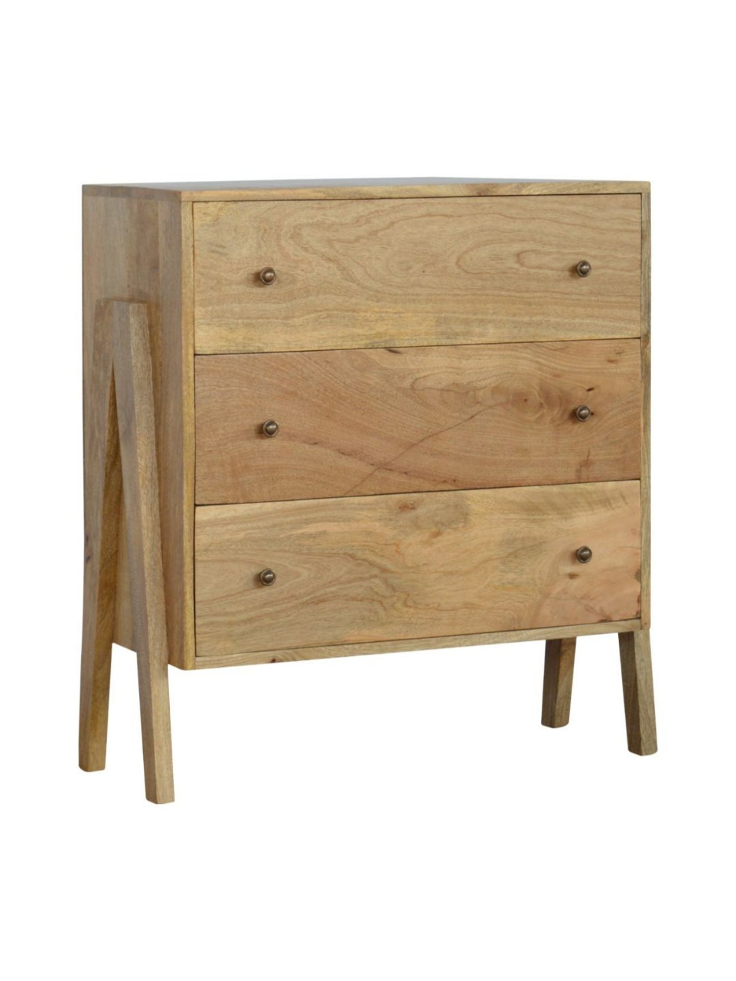 Artisan Furniture Brown Trestle Chest (Natural Oak-ish Finish)