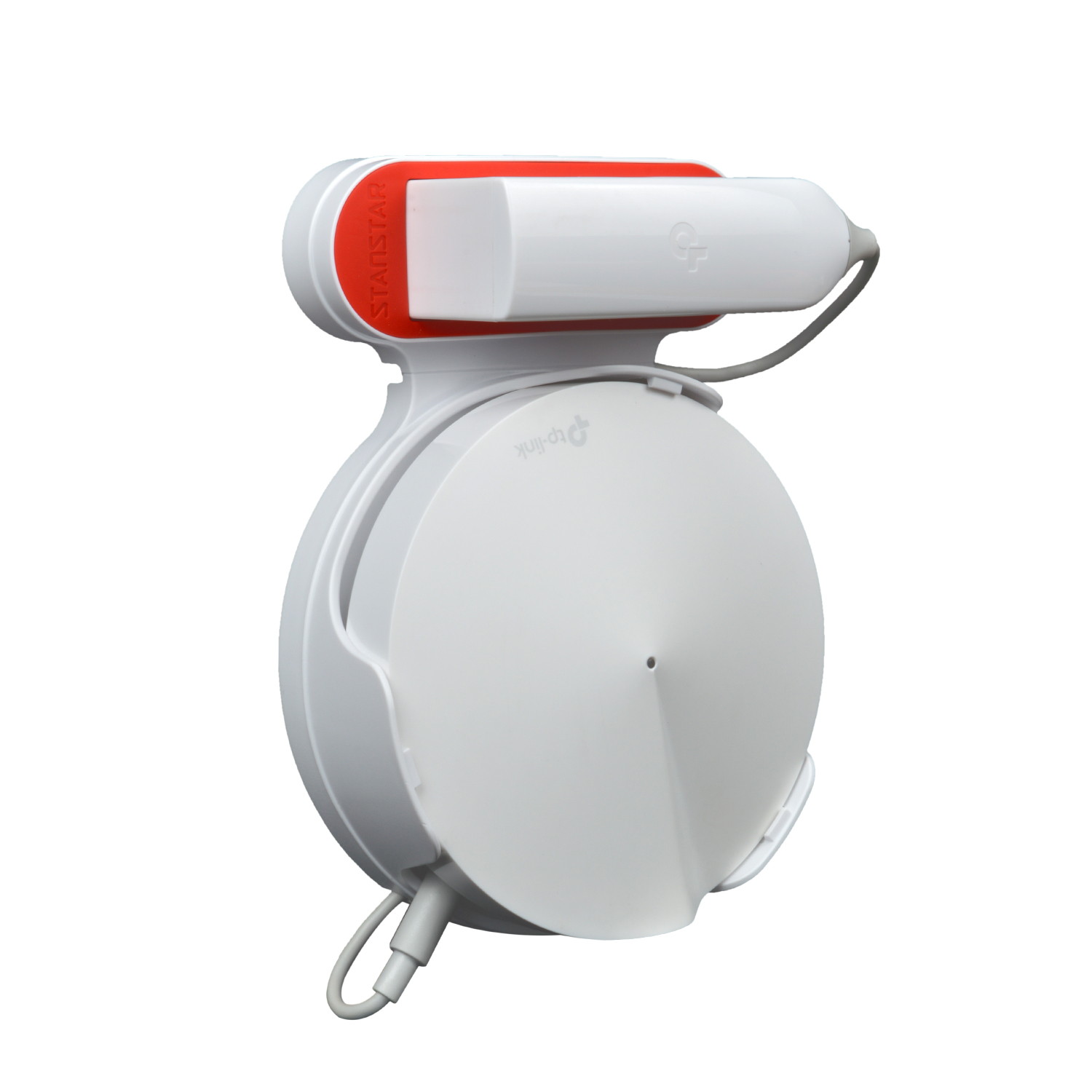 STANSTAR Wall-Mounted WiFi bracket, specially designed for TP-Link Deco P7 Whole family mesh WiFi system router, can be installed on the wall or ceiling, which is easy to install.