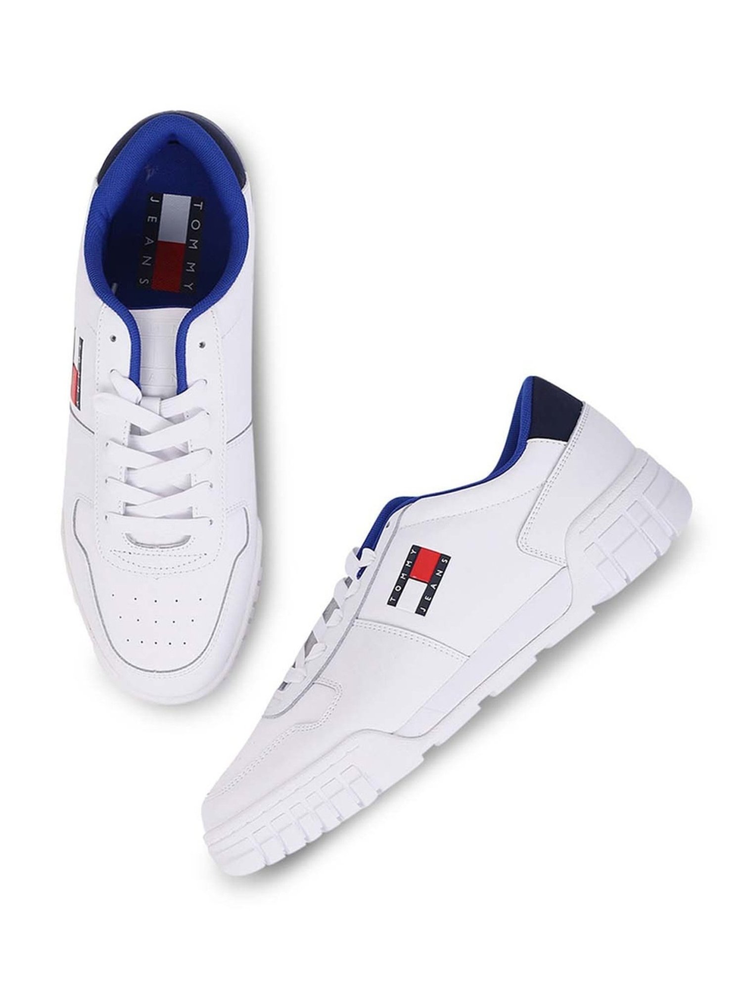 Tommy Hilfiger Men's White Casual Sneakers