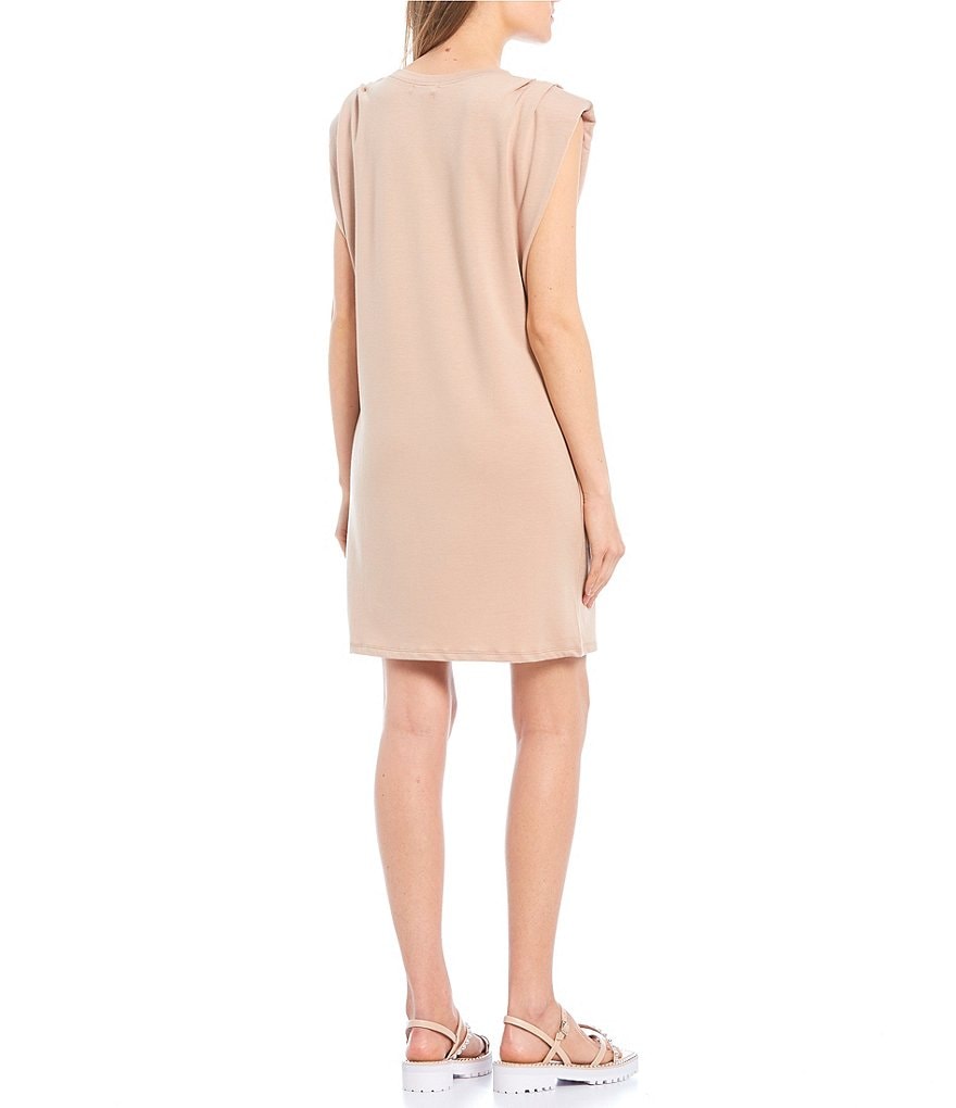 Good Luck Gem Shoulder Pad Dress