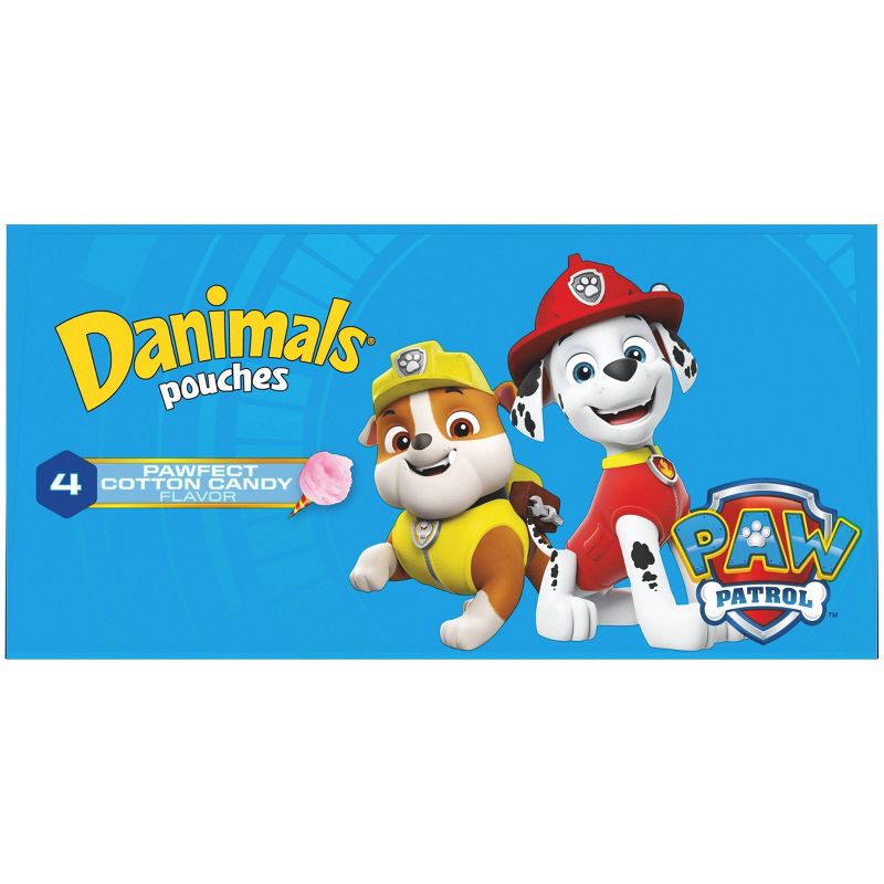 Dannon Danimals Squeezables Cotton Candy Kids' Yogurt - 4pk/3.5oz pouches