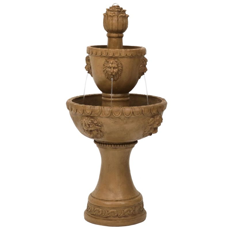 Ceramic Cascading Vines Garden Fountain - Acorn Hollow