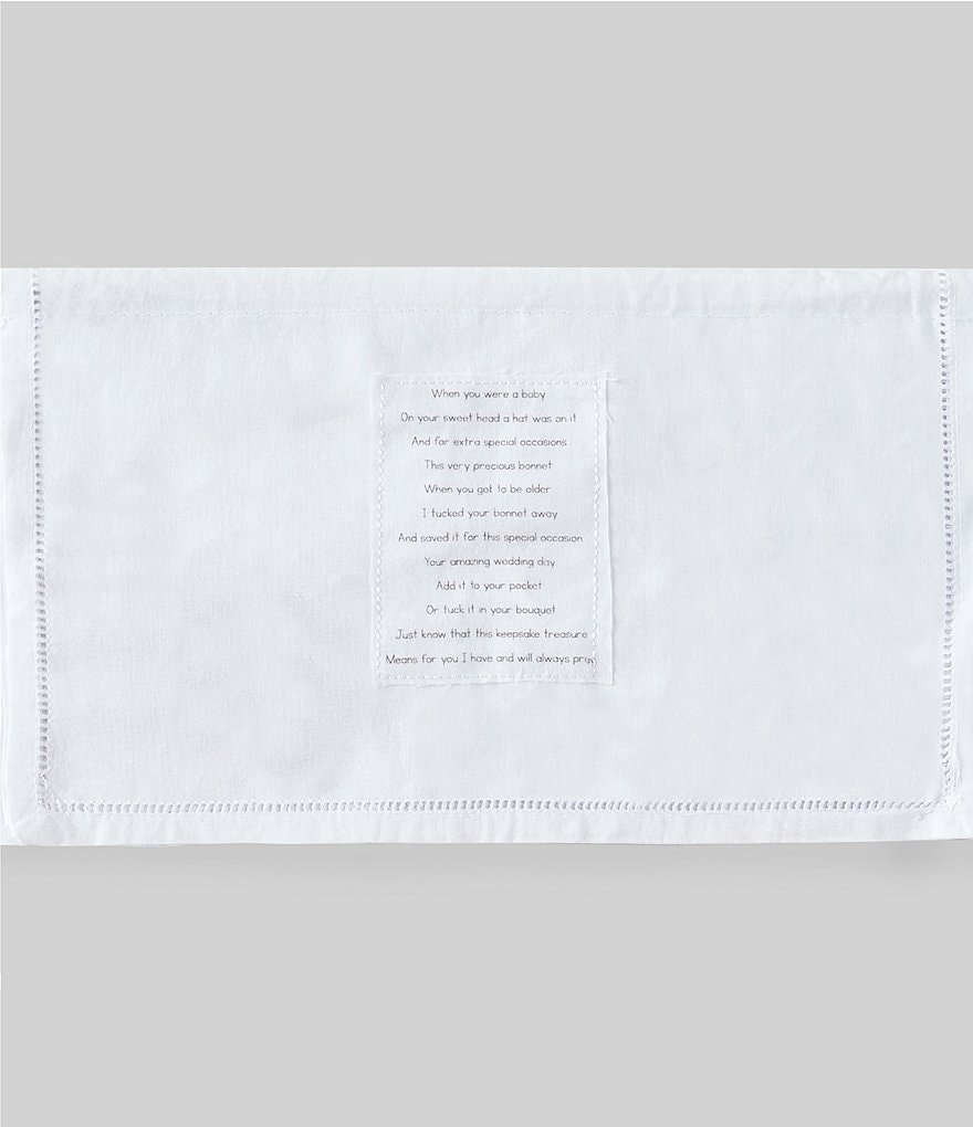 Mud Pie Baby Newborn-6 Months Keepsake Christening Bonnet