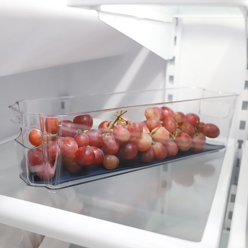 Michael Graves Design  14.75" x 4.25" Fridge Bin with Indigo Rubber Lining