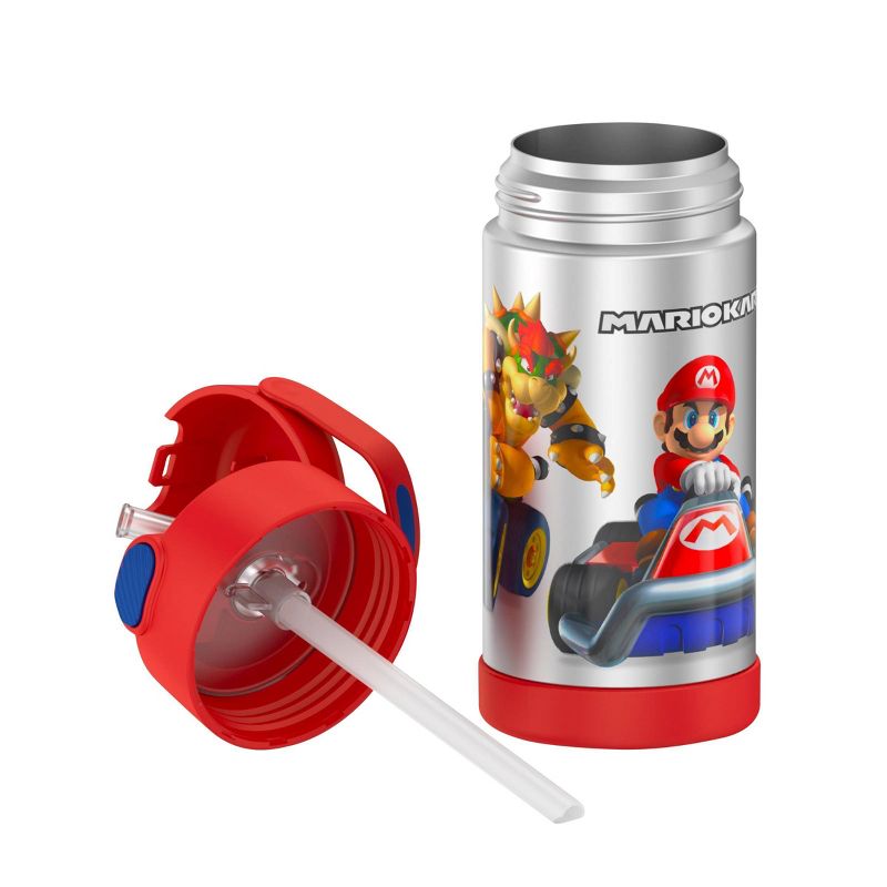 Thermos Mario Kart 12oz FUNtainer Water Bottle with Bail Handle - Red