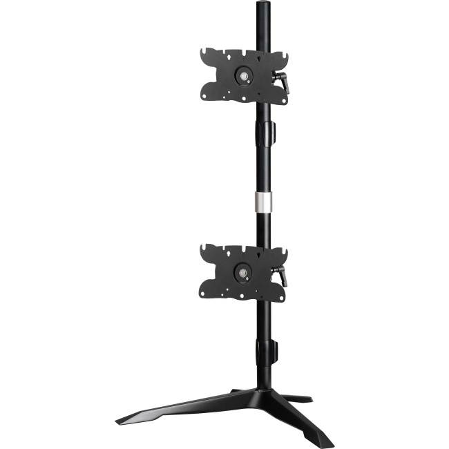 Dual Monitor Stand Vertical Mount Max 32" Monitors