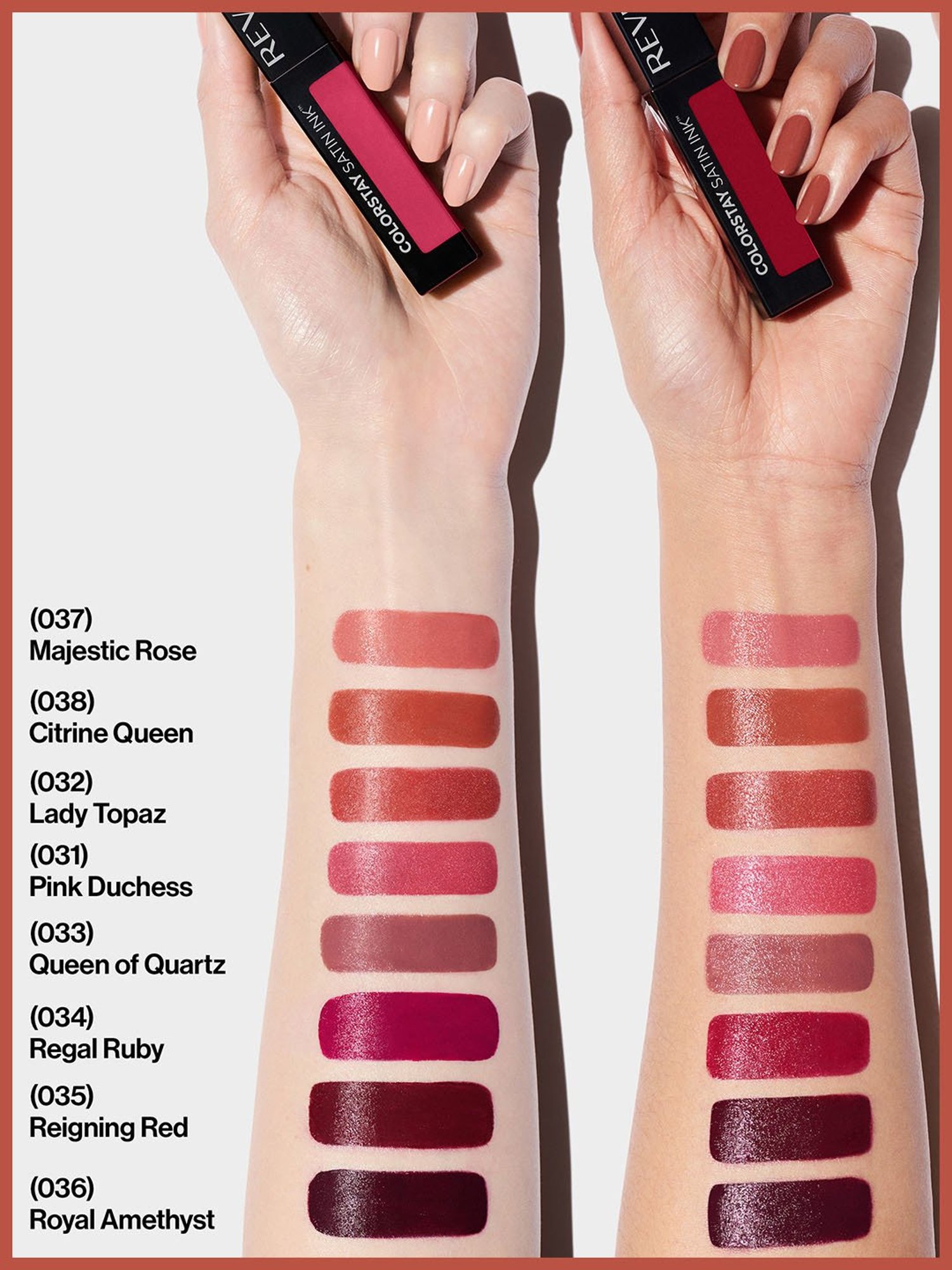 Revlon ColorStay Satin Ink Crown Jewels Liquid Lipstick Citrine Queen - 5 ml