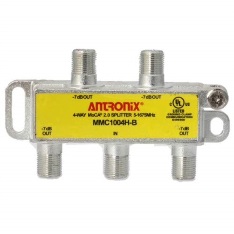 3 way antronix mmc1003hb 51675 mhz moca 2.0 splitter for frontier formerly verizon fios