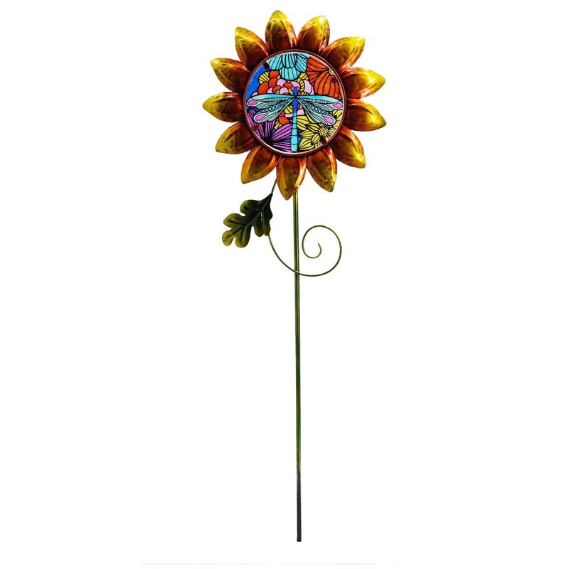 38.6" H Metal Garden Stake - Purple - Creative Motion
