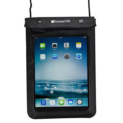 Sumaclife Universal Waterproof Tablet Dry Bag Case for Apple Ipad Mini 2 3 with Retina Display/hp Stream 7/Asus Nexus 7 From Google/Toshiba Encore 2/Neutab N7 X7 Pro 7''(black)