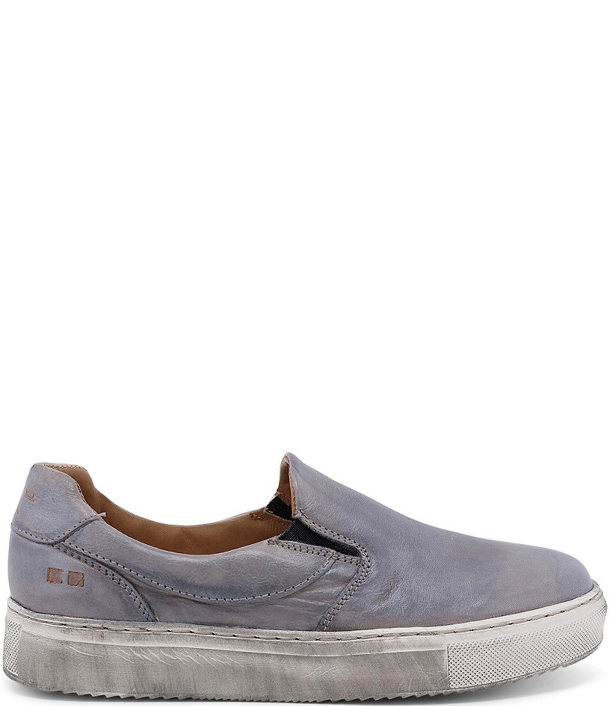 Bed Stu Hermione Leather Distressed Slip On Sneakers