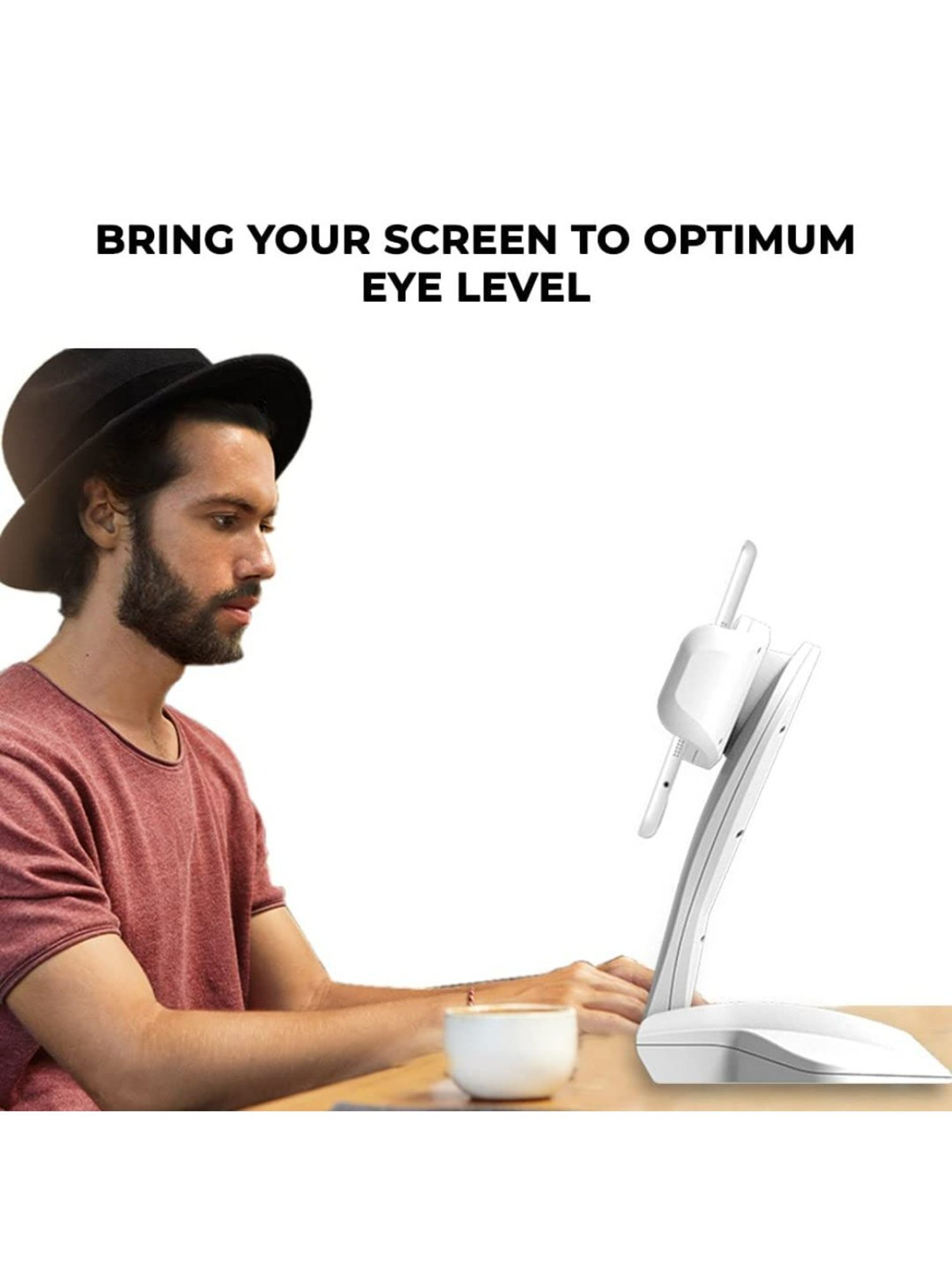 GRIPP Magic Stand Compatible for All Mobile Phones Devices (Black)