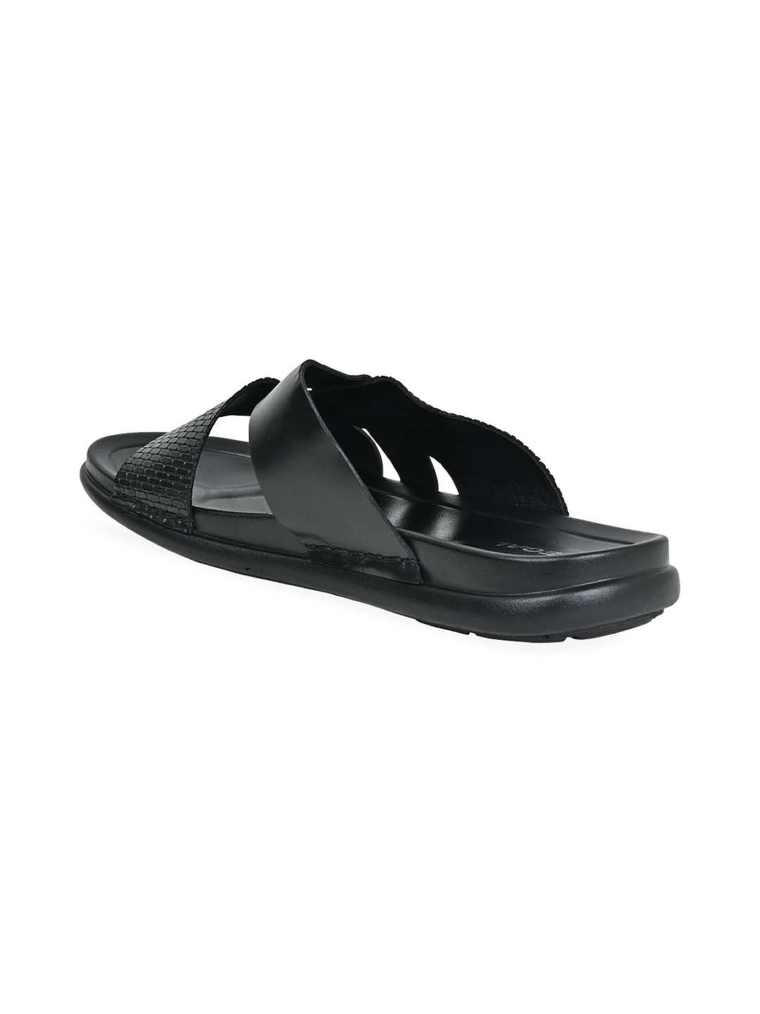 Regal Men's Black Casual Sandals