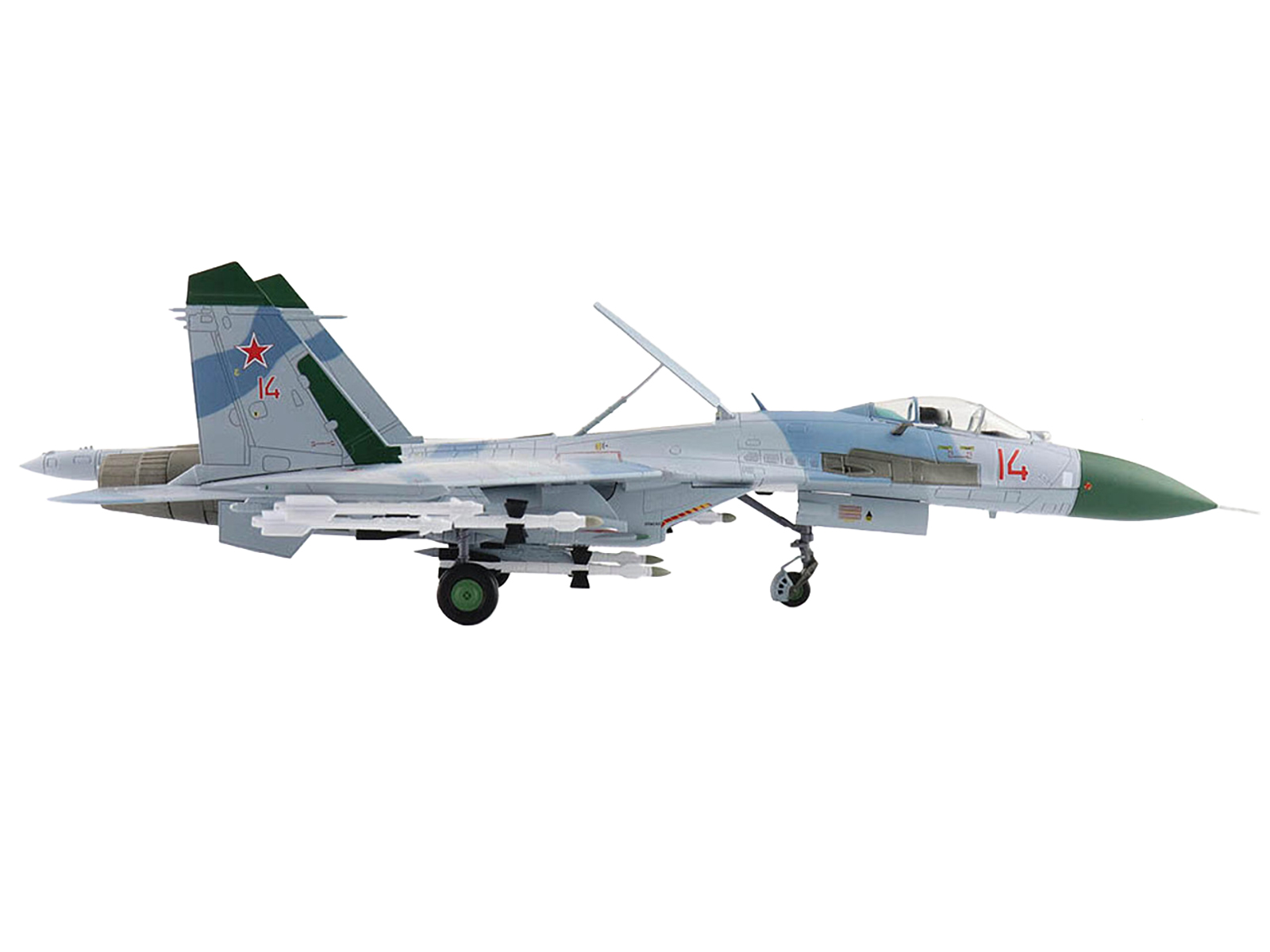 Sukhoi Su-24M Fencer-D Bomber Aircraft "Ukraine War" (2023) Ukrainian Air Force 1/72 Diecast Model by JC Wings