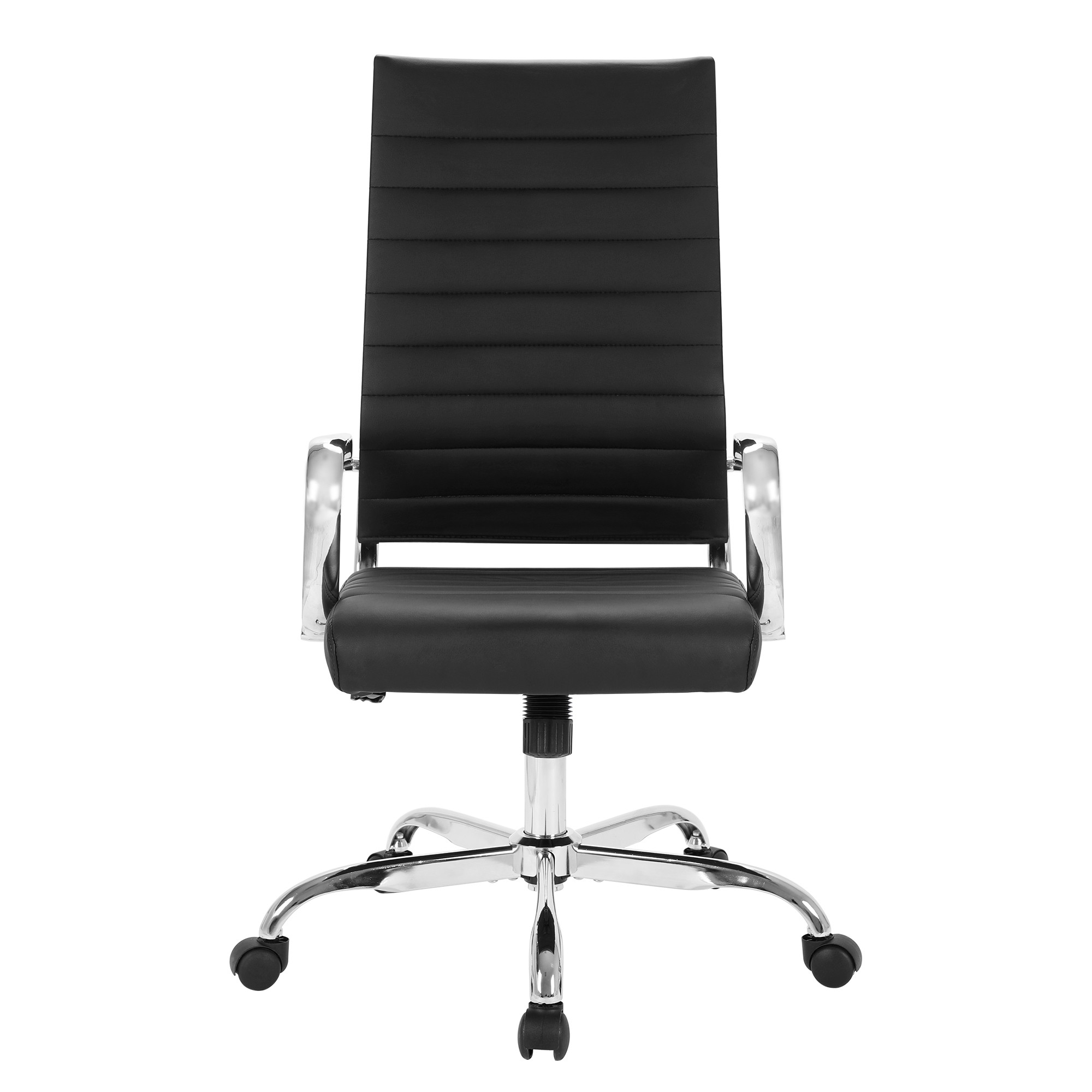 Home Office Chair PU Leather High Back Executive Desk Chair Black