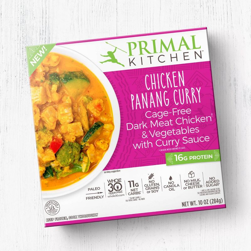 Primal Kitchen Frozen Panang Chicken Curry Bowl - 10oz