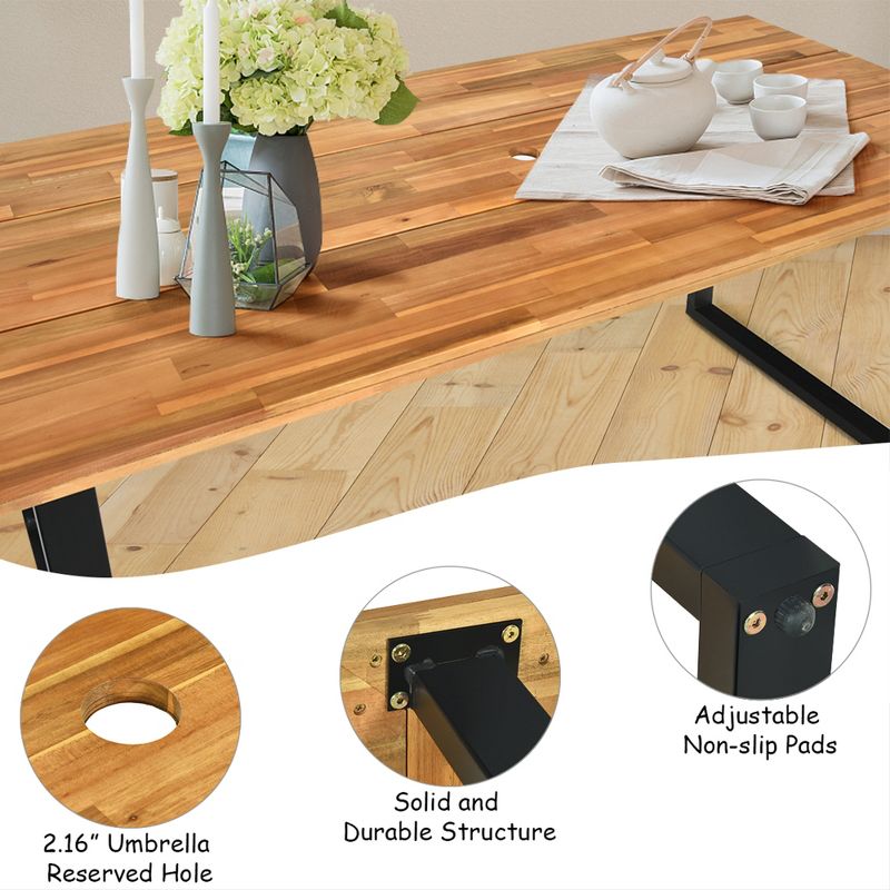 Agi Mid-Century Dining Chair in Walnut Wood and Beige Fabric - Armen Living