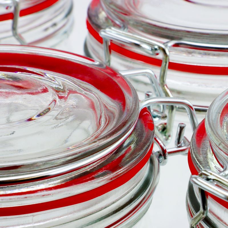 General Store Cottage Chic 4 Piece 22 oz. Preserving/Storage Jar Set