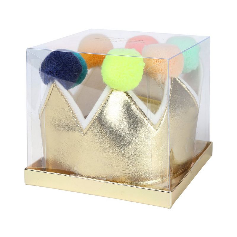 Meri Meri - Pompom Dress Up Crown - Costume Headwear - 1ct