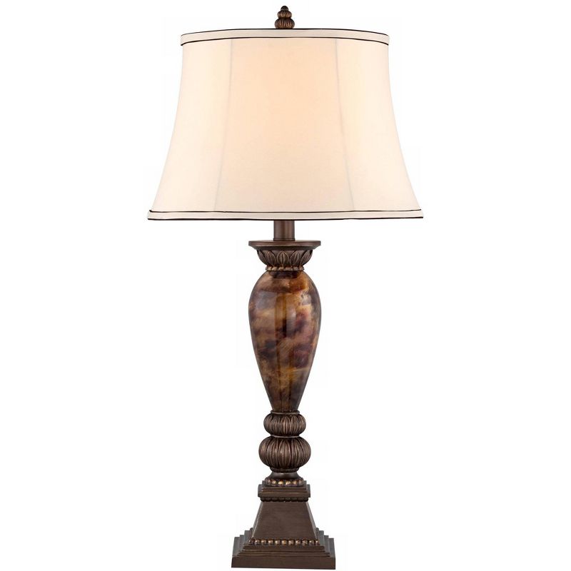 Kathy Ireland Home Mulholland 33" Marbleized Table Lamp