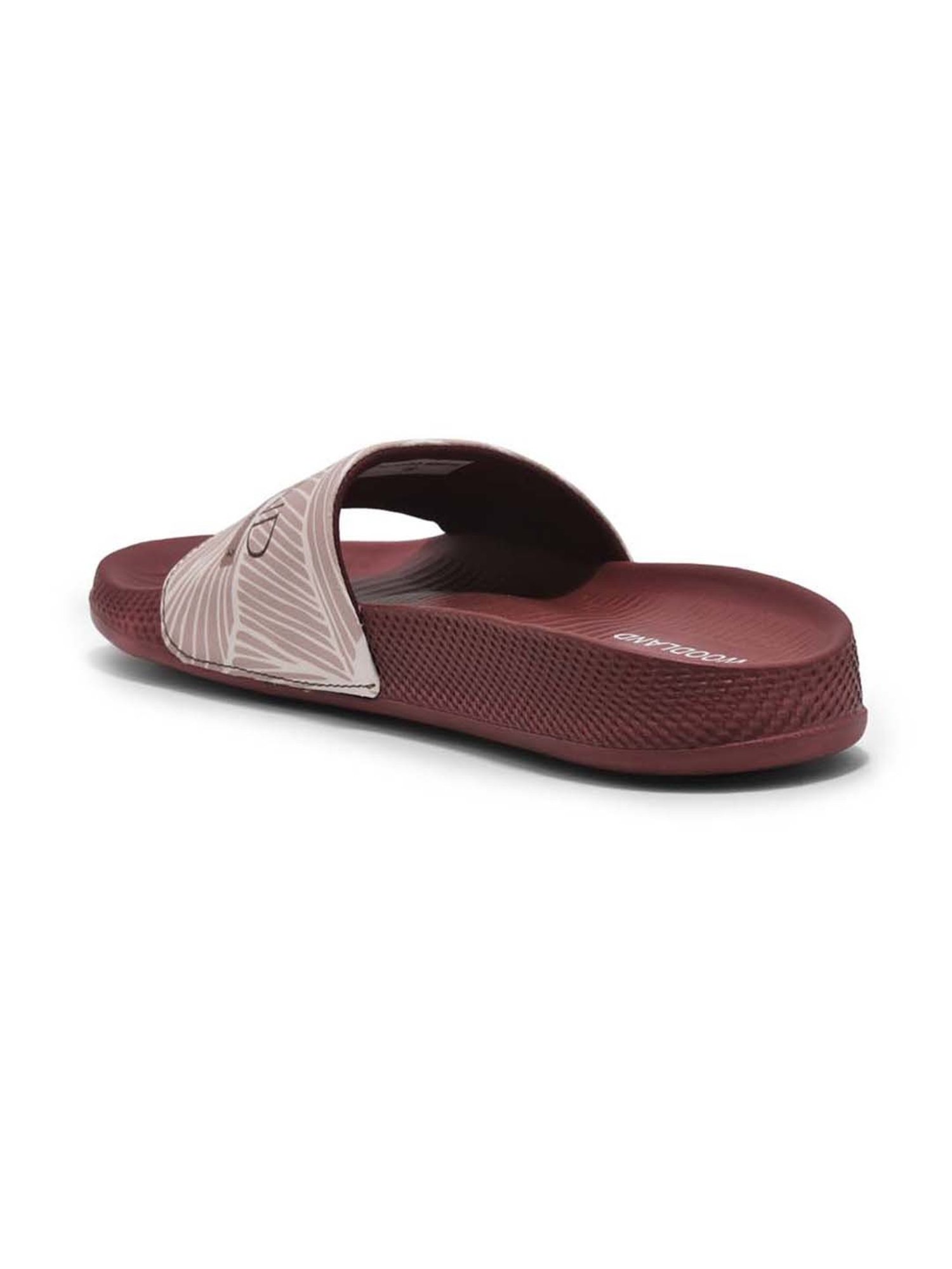 Woodland Women's Maroon Slides