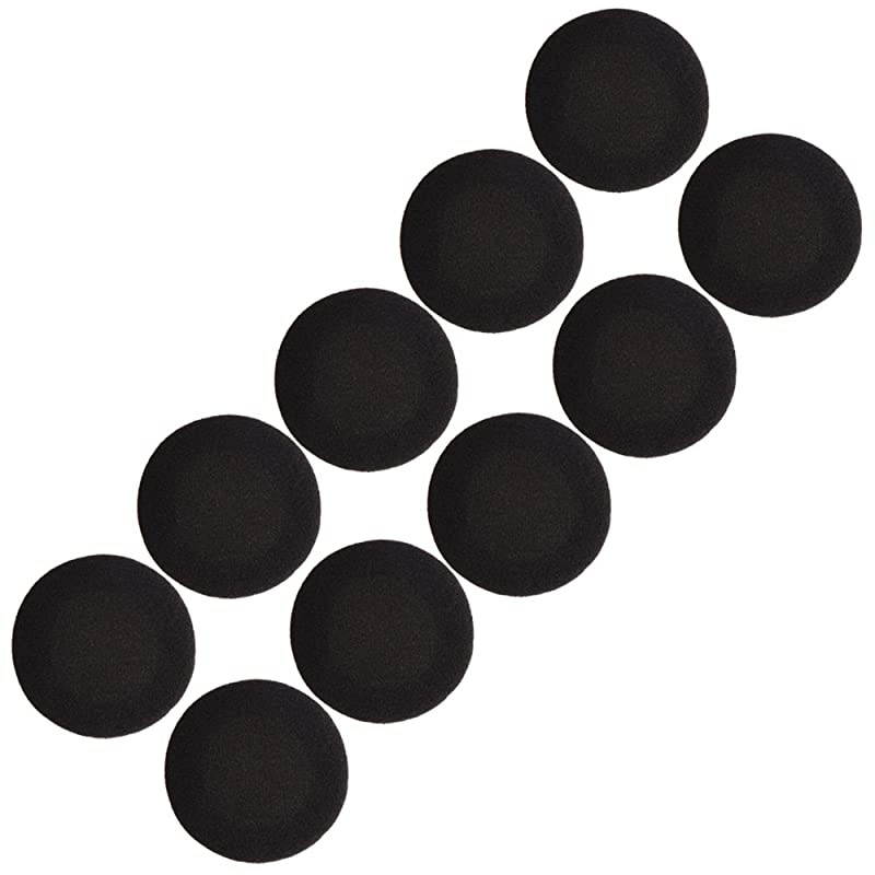 2 Inch Foam Pad EarPad Ear Cover Compatible with Sony Sennheiser Philips Headphone 5 Pairs Black
