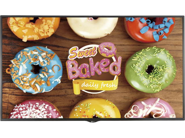 LG 49UH5E-B 49" 4K Ultra HD Commercial Display (Cisco Certified Compatible Display), Built-in Wi-Fi, webOS, Landscape & Portrait, 24/7