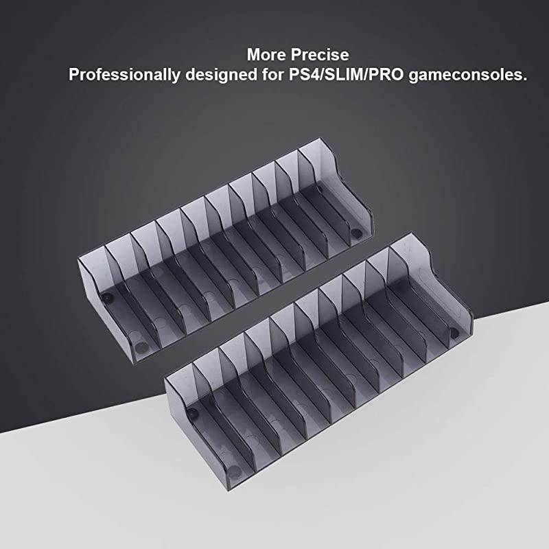 2 PCS Game Card Storage Stand, CD DVD Storage Rack Holder Mount Disk Stand Holder PS4/SLIM/PRO