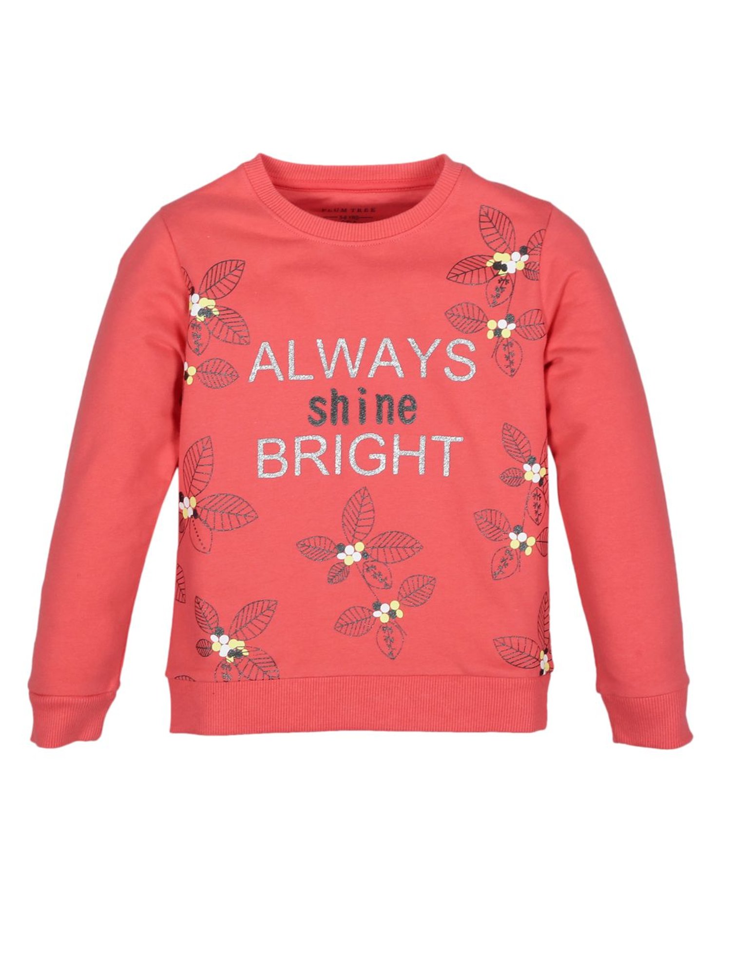 Plum Tree Kids Coral Embellished  Sweatshirt