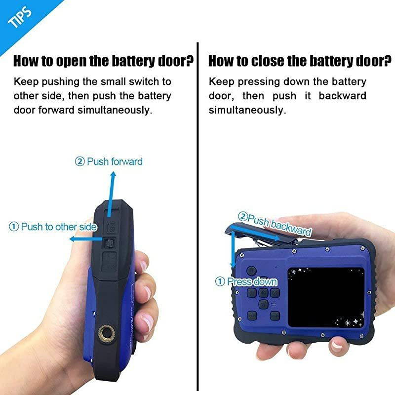 Kids Waterproof Camera,  Digital Camera for Kids 2.0 Inch TFT Display Children Kids Digital Camera (Yellow)