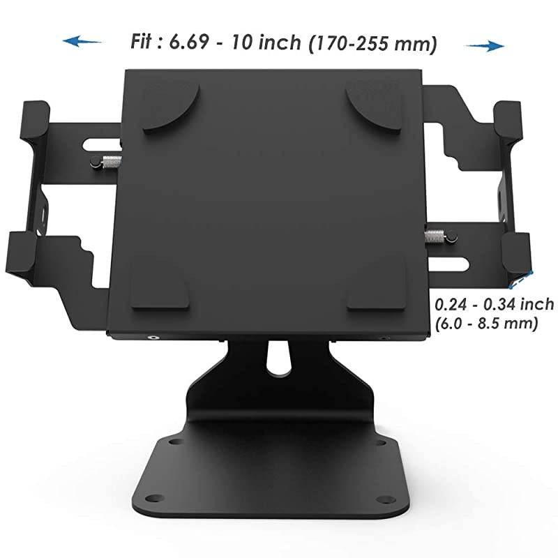 Swivel iPad Stand for 102 iPad 7th8th iPad 5th 6th iPad Mini iPad Air iPad Pro 97 129 105 Tablets 66910 inch Key Lock Black BSC401B