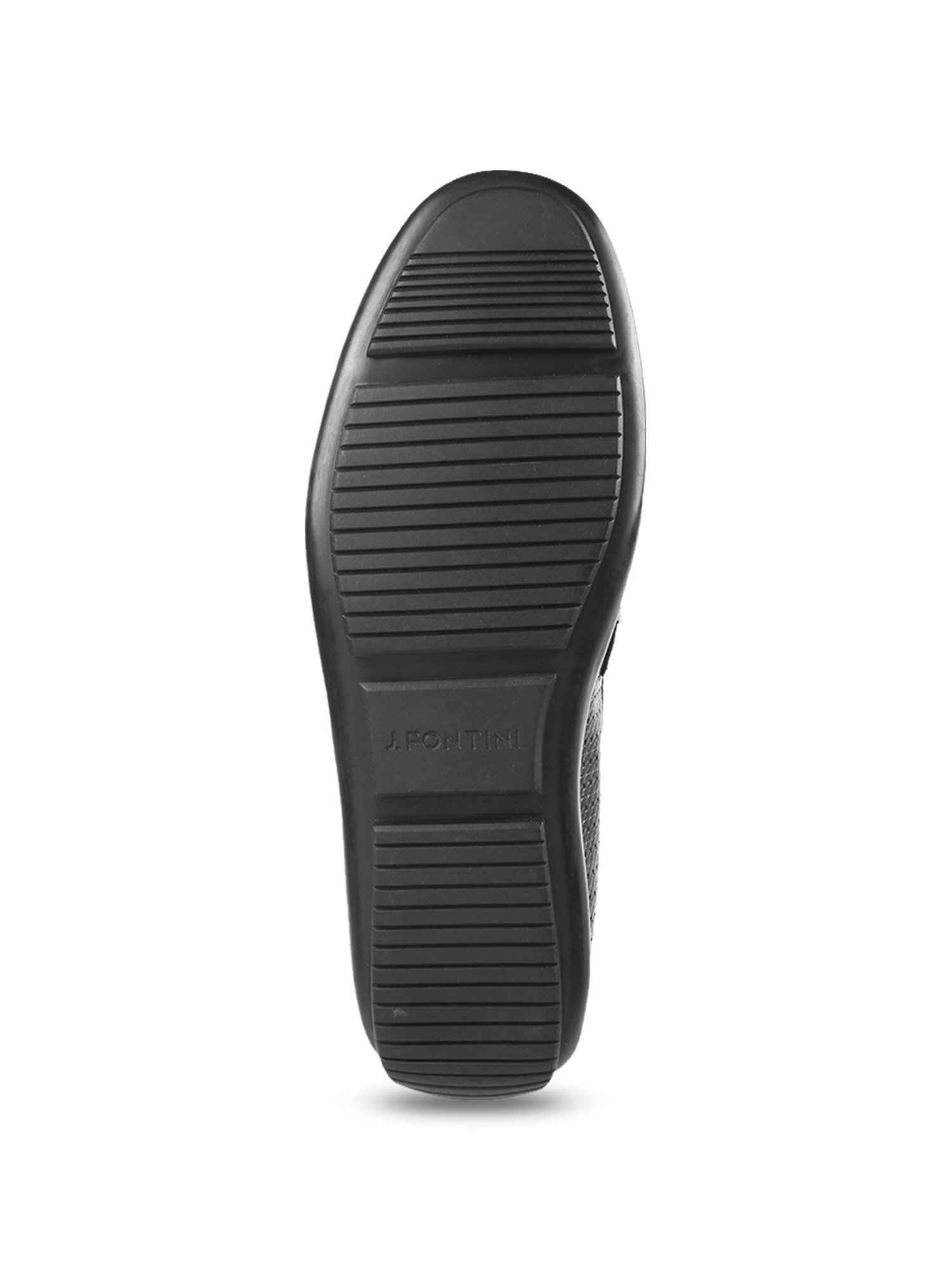 J. Fontini by Mochi Men's Black Casual Loafers