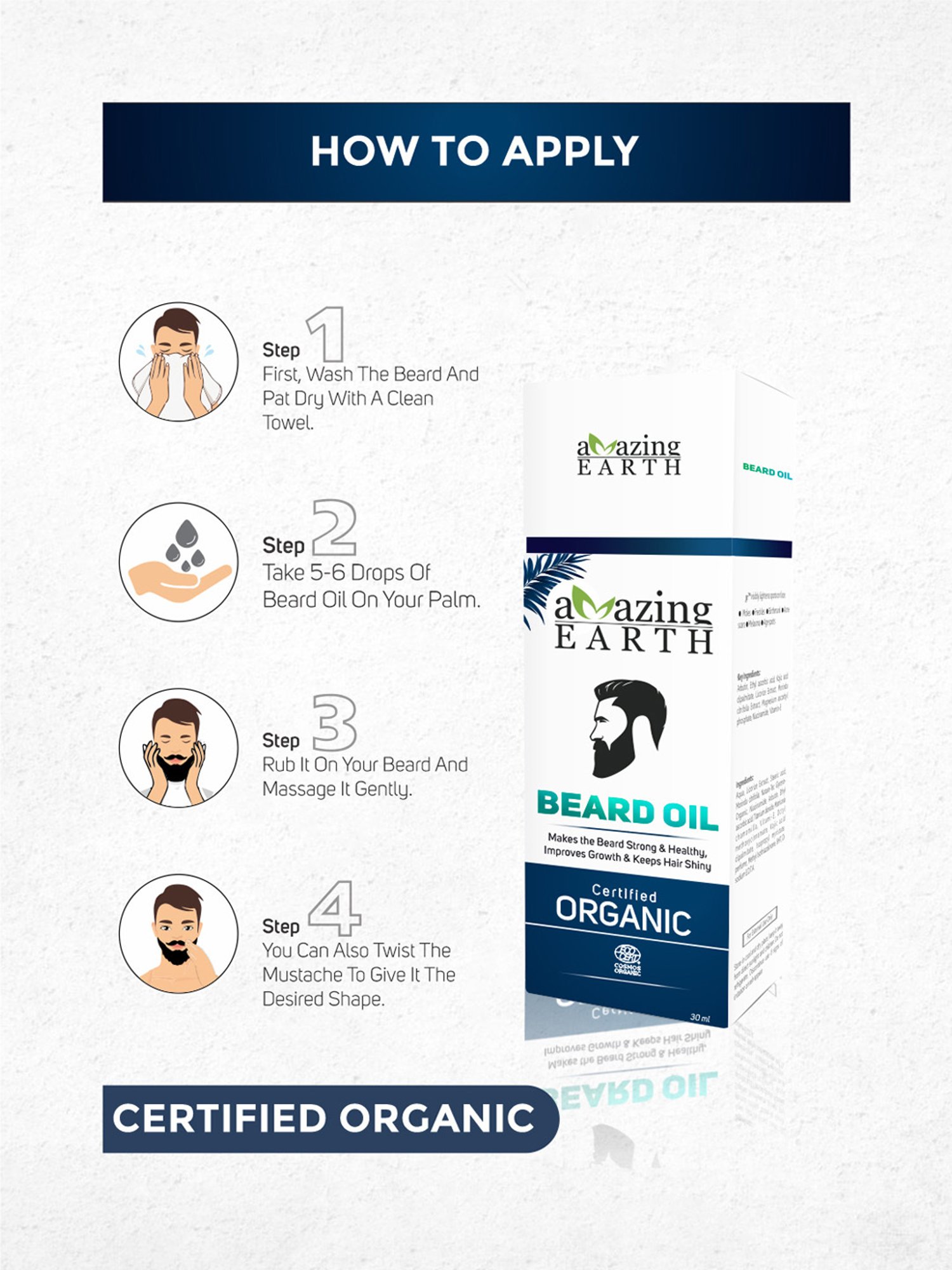 Amazing Earth Beard Oil - 50 gm