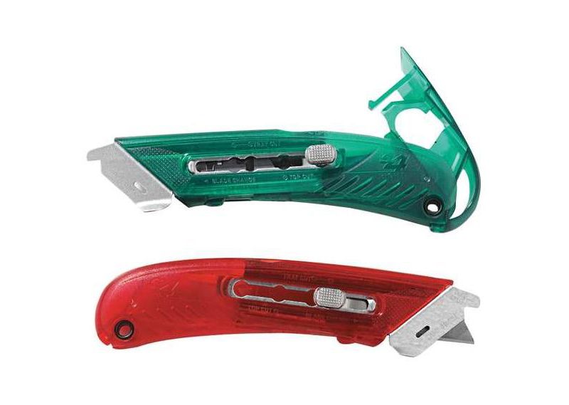 PACIFIC HANDY CUTTER, INC S4L Safety Knife, 3 Fixed Blade Depths, Safety Point,
