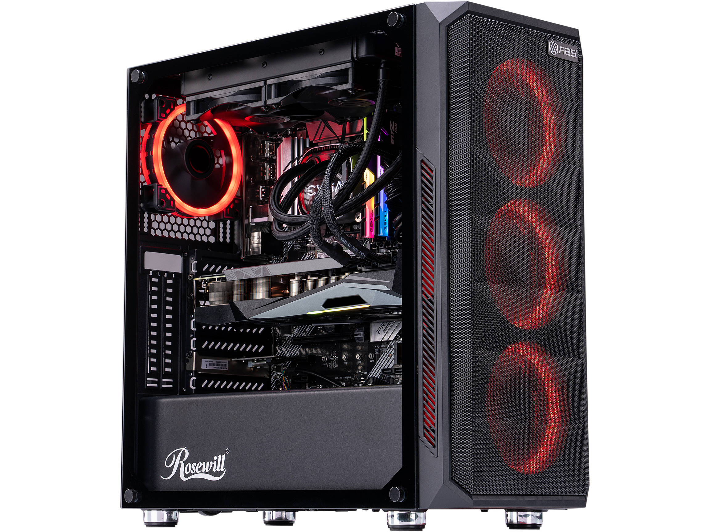 ABS Gladiator Gaming PC - Intel i7 10700KF - GeForce RTX 3080 - G.Skill TridentZ RGB 16GB DDR4 3200MHz - 1TB Intel M.2 NVMe SSD - EVGA CLC 240MM AIO