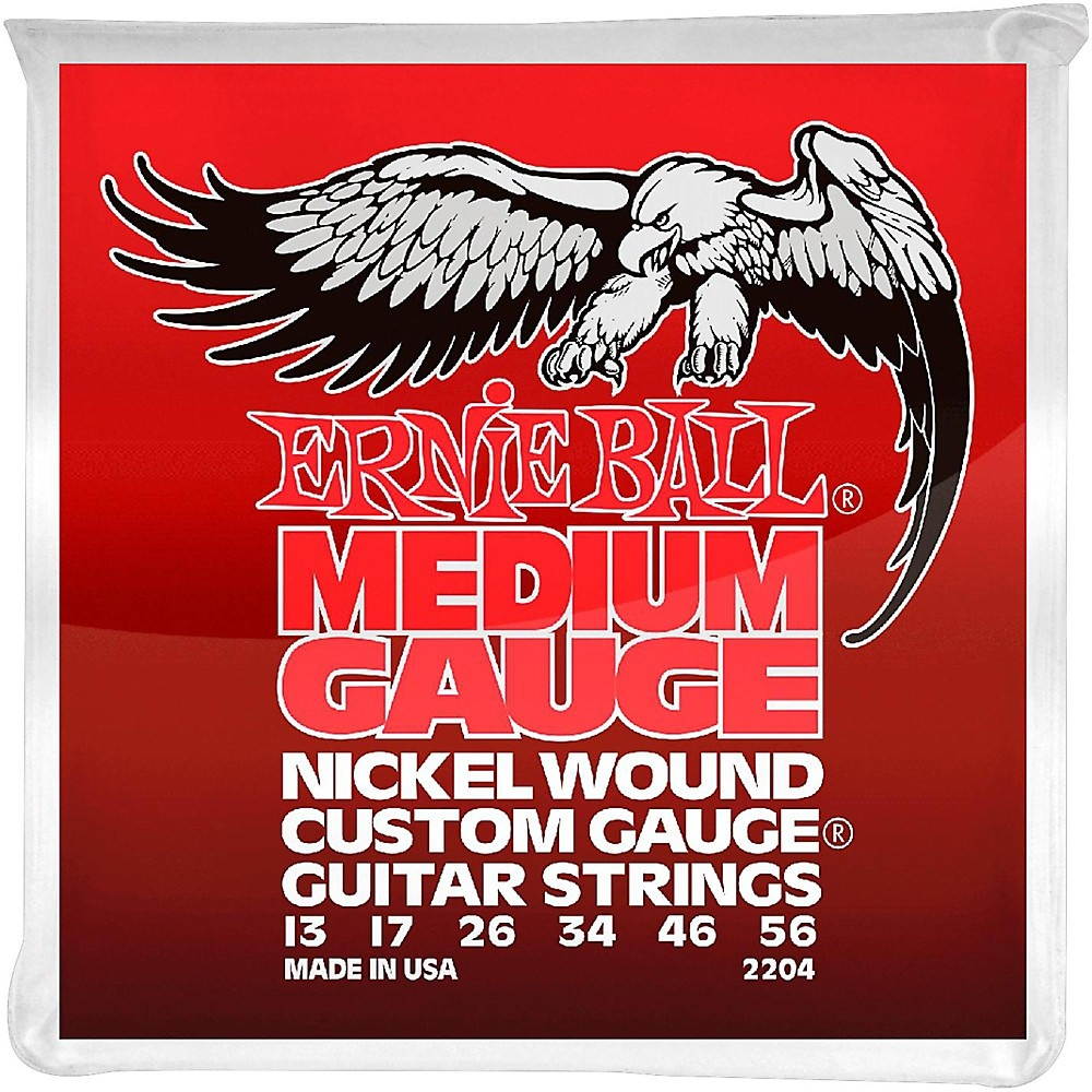 Ernie Ball 2204 Nickel Wound Medium Slinky Electric Guitar Strings