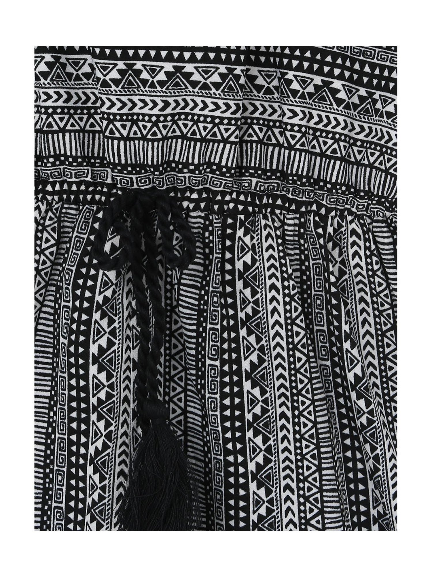 Nauti Nati Kids Black Striped Jumpsuit